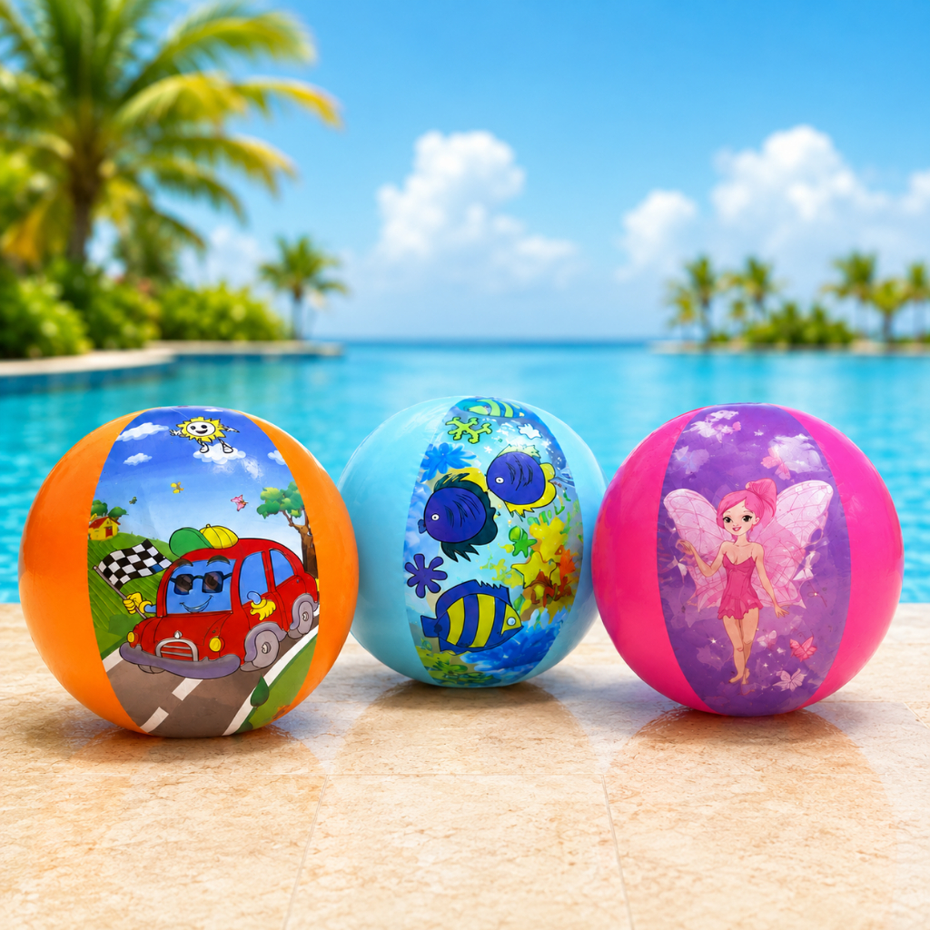BOLA Inflável Infantil Diversão Praia e Piscina 30 cm