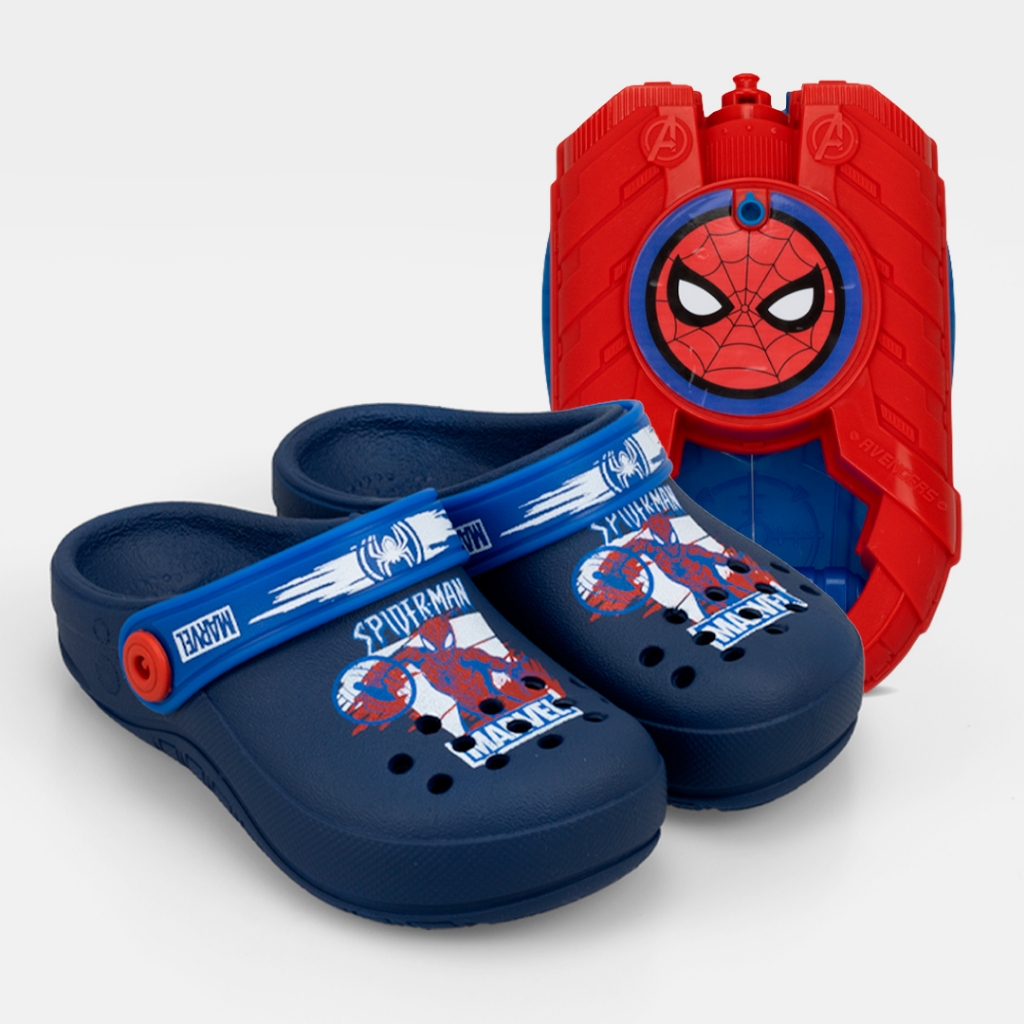 Babuche Marvel Aqua Force Homem Aranha Menino Grendene 23332