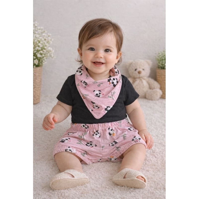 Conjunto Bebê Bandana Meninas