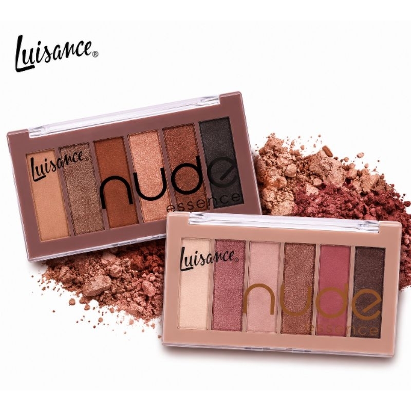 Paleta de Sombras Luisance Luz Silver Rosé Gold Mini Nude Elegance Essence Matte Cintilante Original