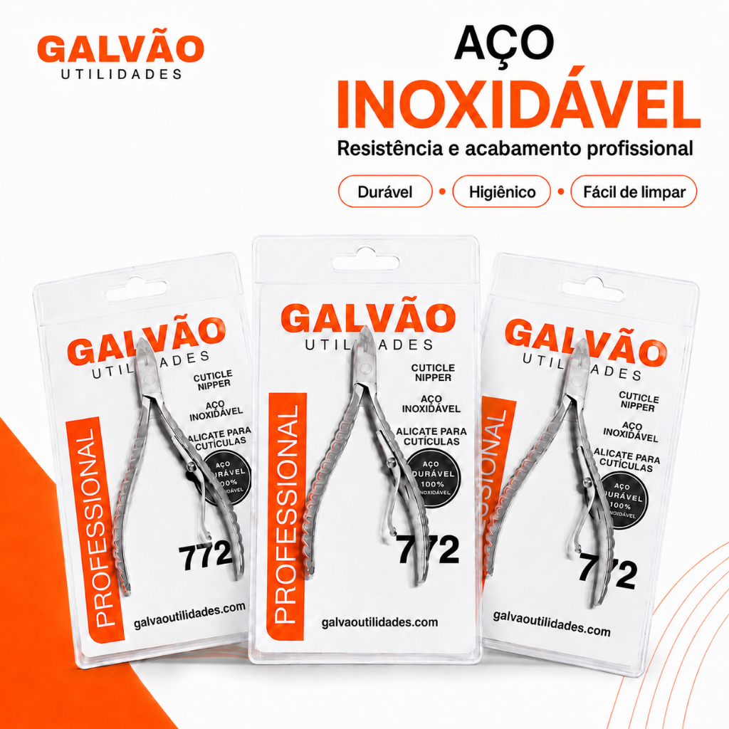Kit 5/4/3/2 Alicates Unha Profissional AFIADO Cutícula Manicure Ferramenta Pedicure Esmaltacao