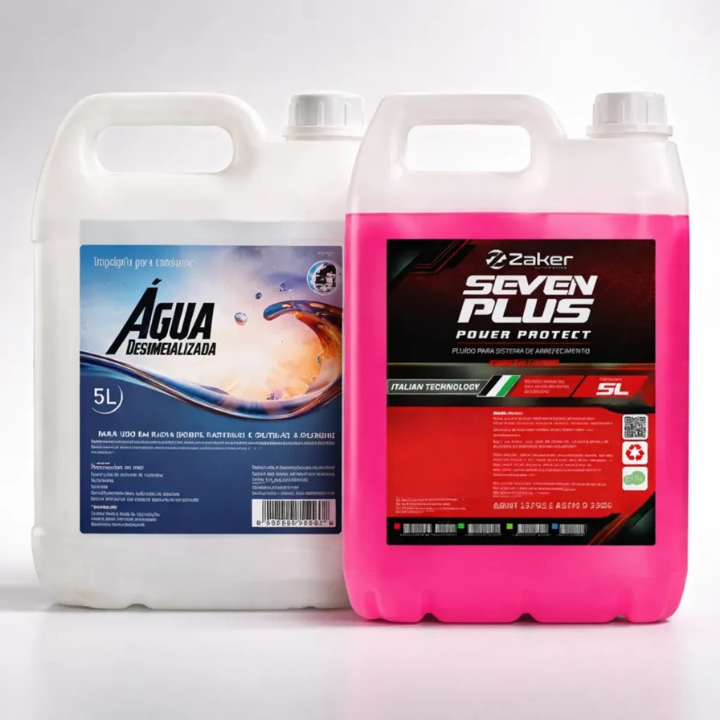 Kit Aditivo Concentrado Radiador Agua Desmineralizada 5l Ro.