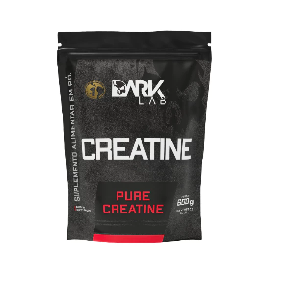 Creatina Monohidratado Pura 600g Dark Lab - 100% Pura