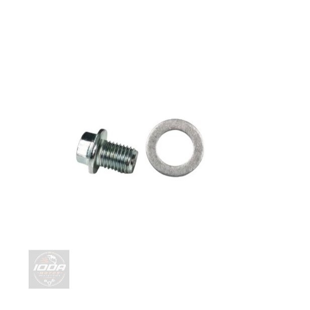 Kit Parafuso e Arruela Bujao Dreno Oleo Cg Titan Fan 150 160 Cbx 250 Twister Xre 300 Fey