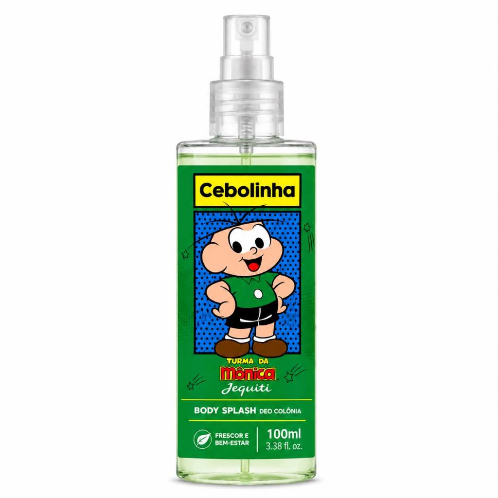 Deo Colônia Cebolinha 100ml - Jequiti, refrescante e alegre para o dia a dia