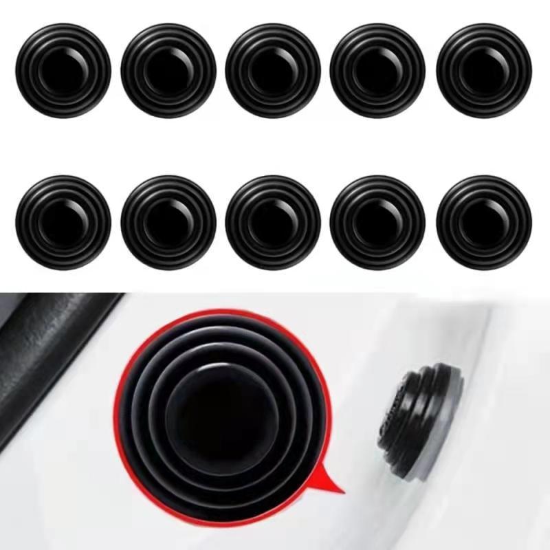 Kit de 20 Almofadas de Borracha para Porta de Carro, Adesivo Antichoque e Antivibração, Protetor para Reduzir Ruídos