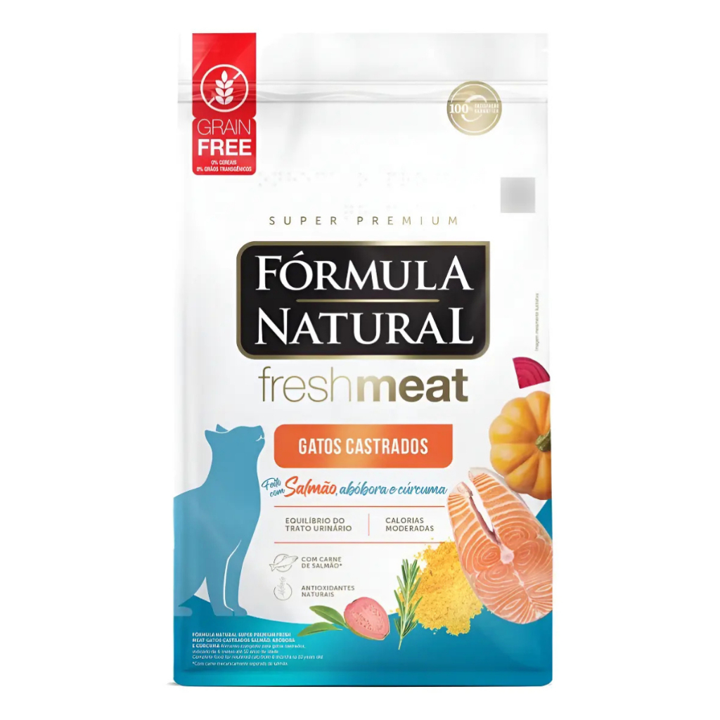 Ração Fórmula Natural Gatos Castrados Adultos Salmão 10,1kg — imagem 2 de 2