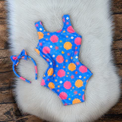 Maiô SUNSET Infantil Estampado - Biquíni Infantil Moda Praia (6 meses a 11 anos)