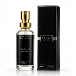 Perfume Árabe Secret’s Parfum Salvo 15ml - Fragrância Oriental Cítrica, Longa Duração e Intensa