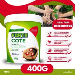 Adubo Osmocote Forth Cote 14-14-14 400g Forth Fertilizante
