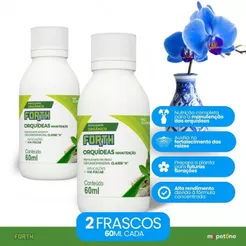 Kit 2 Fertilizante Forth Orquideas Manutençao 60ml