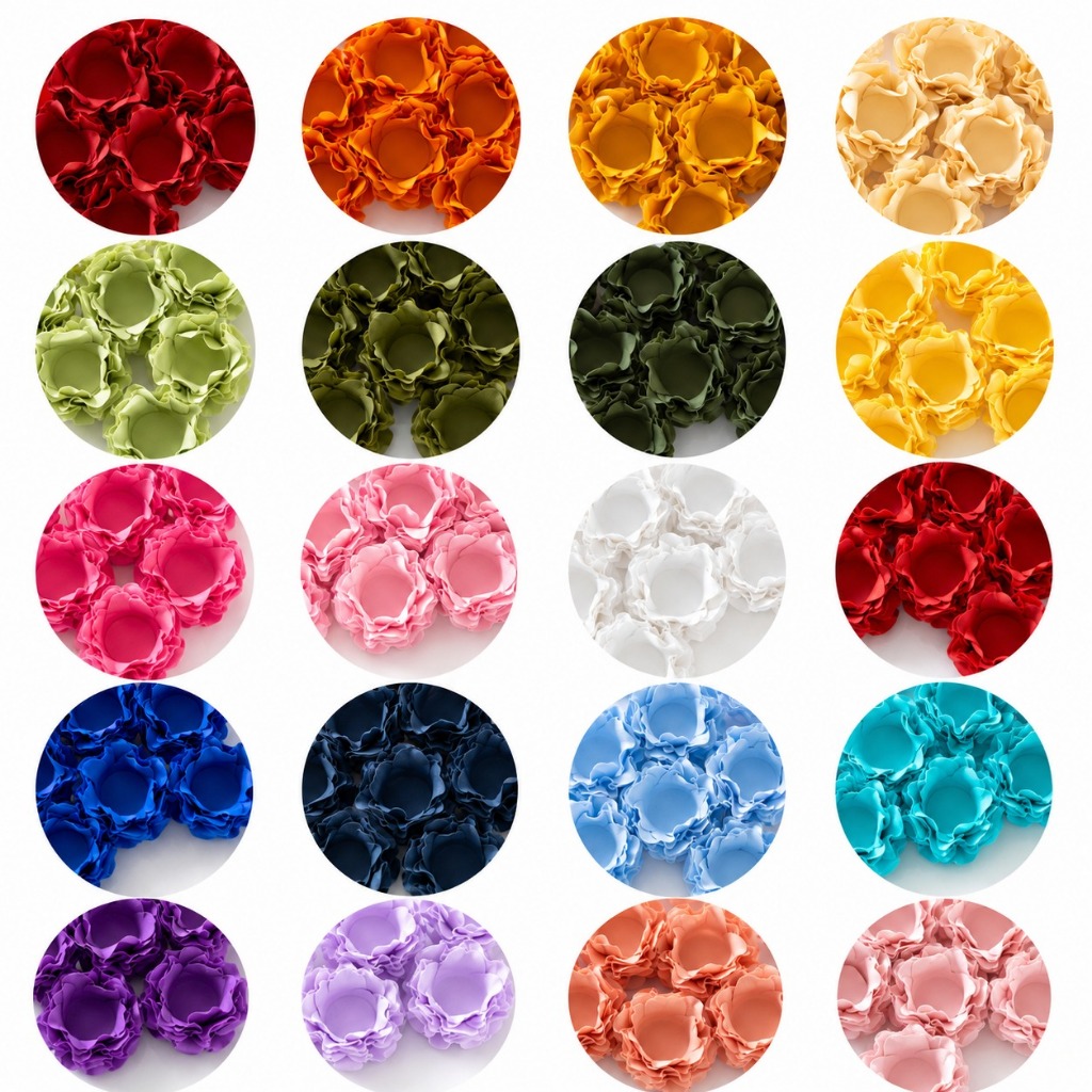 Kit 120 Forminhas Doces Finos Panton Festas - CORES ÚNICAS - Lulli