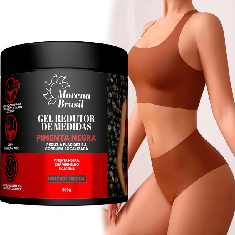 Gel Massageador Corporal Profissional 500g com Pimenta Negra — foto 4