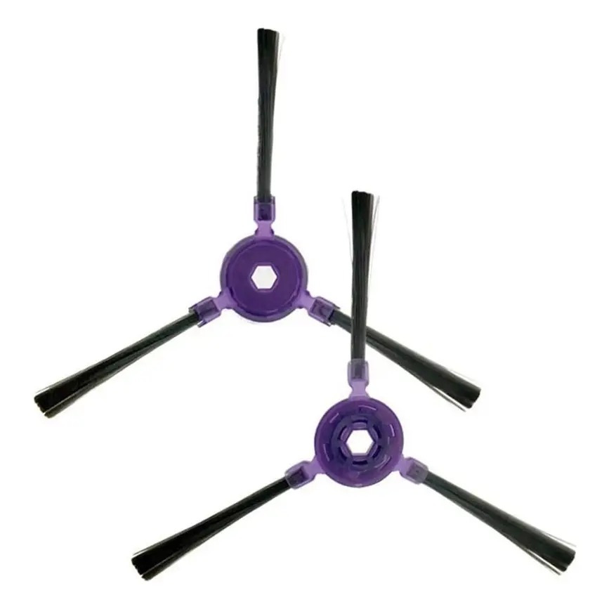 Kit 2 Escova Lateral Compatível Robô Aspirador Samsung Vr05r5050/Midea I5,i5c,vc