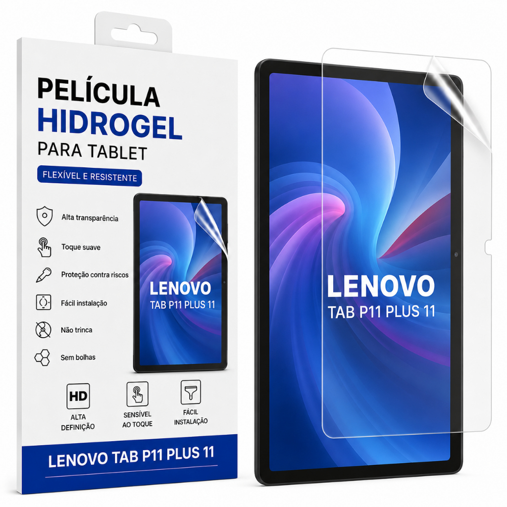 Película De Hydrogel Para Tablet Lenovo Tab P11 Plus 11 Polegadas