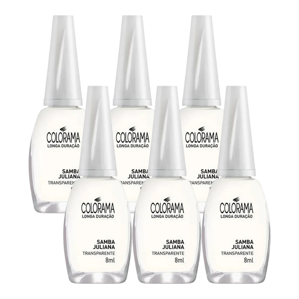 Kit 6un Esmalte Colorama Natural Samba Juliana 8ml