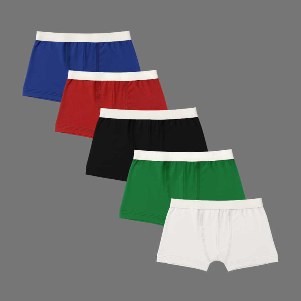 Kit 10 ou 5 Cuecas Microfibra Boxer Infantil