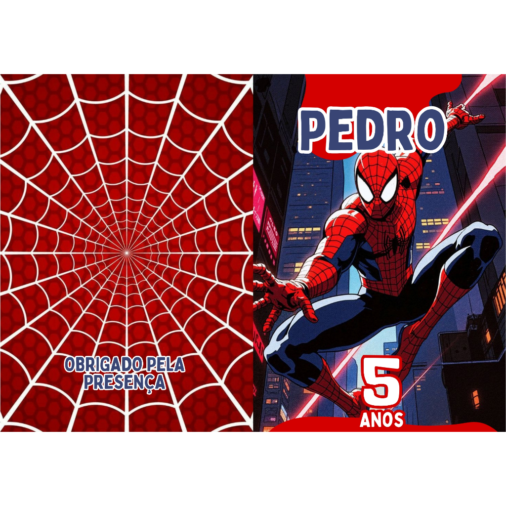 20 Revistinha de Colorir Personalizada Homem Aranha Lembrancinha Aniversário Infantil