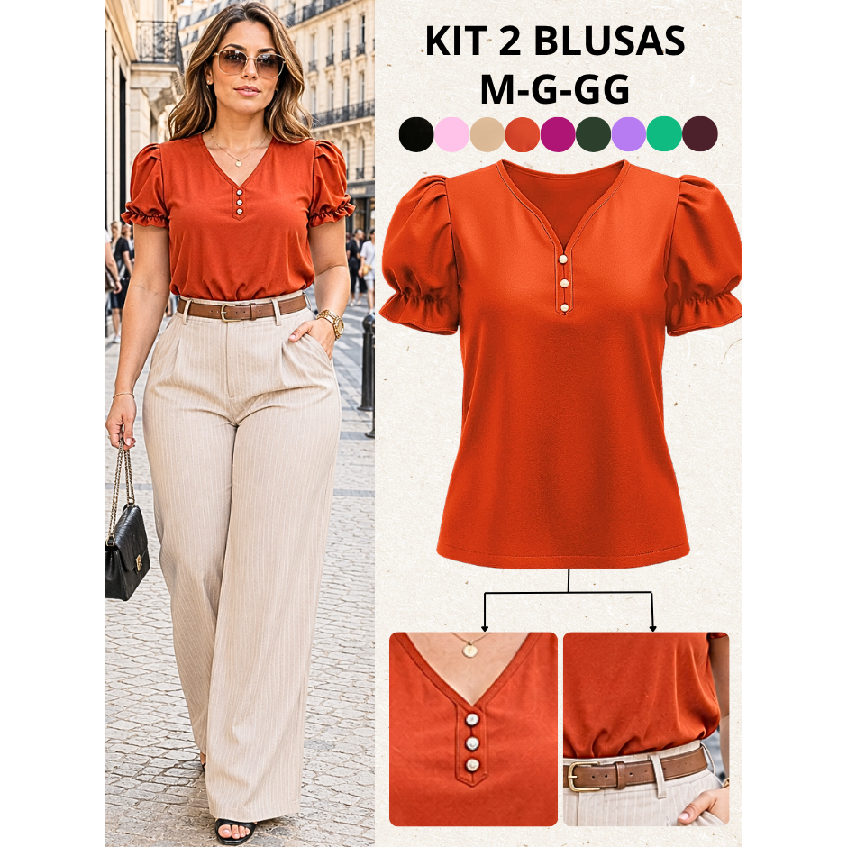 BLUSA FEMININA MODA EVANGELICA ELEGANTE BLUSAS FEMININO CONFORTÁVEL BLUSINHA FEMININAS DE ALTA QUALIDADE VERÃO BASICA