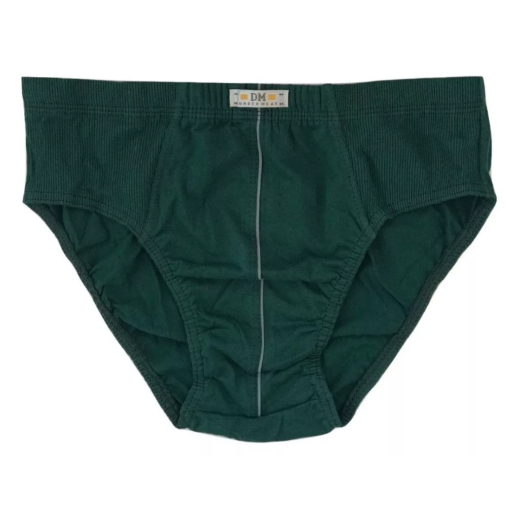 Kit 6 Cuecas Slip Algodão Adulto Masculino Cueca Básica Tradicional Plus Size Dom Marco