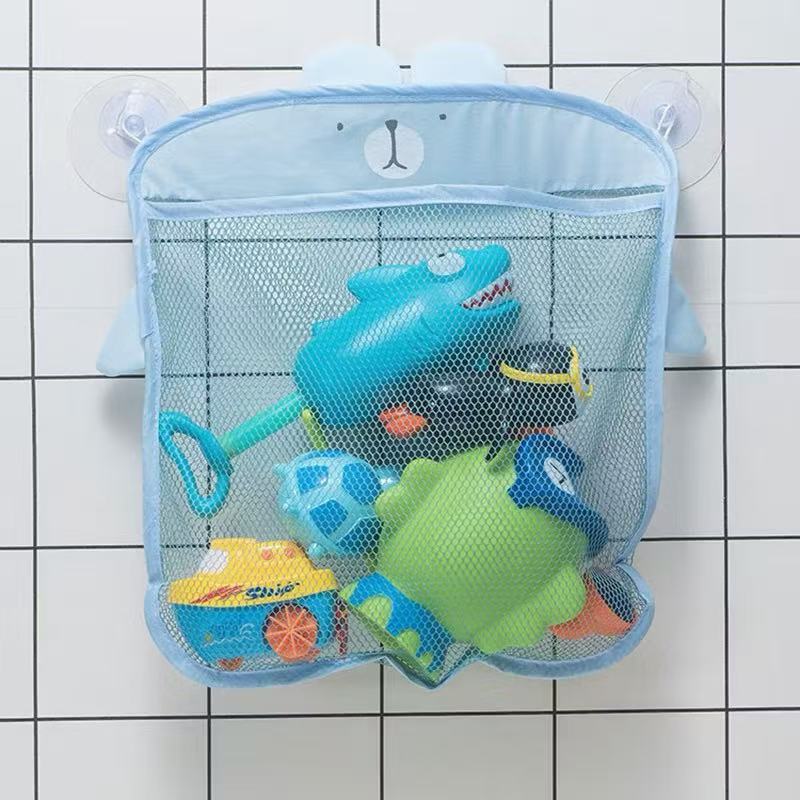 Organizador de brinquedos saco organizador de banho para escorrer água de brinquedos de   tecido 1794