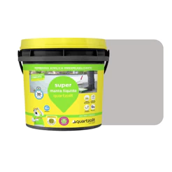 Impermeabilizante Quartzolit Super Manta Líquida Cinza Concreto 12KG Fosco