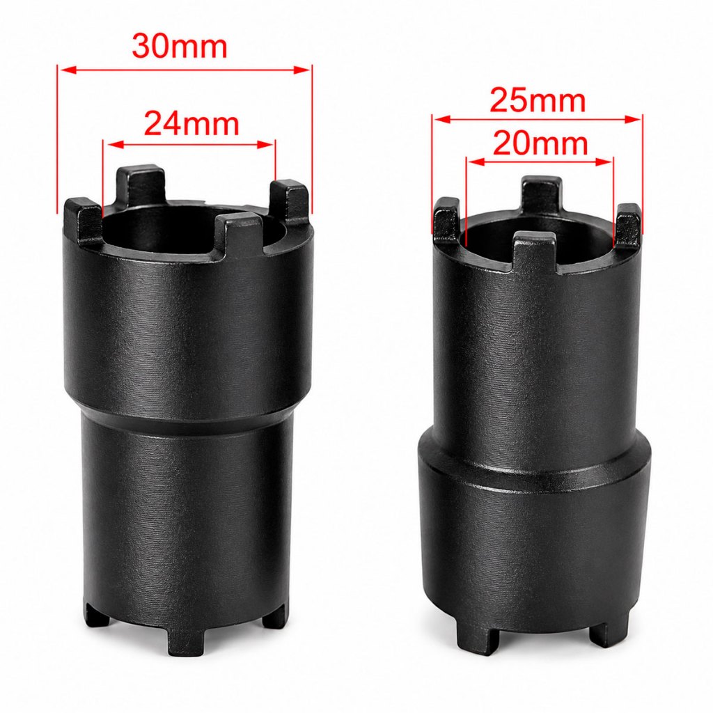 Kit Chave Castelo 125 E 150 Dupla 20 X 24mm Para Contra Porca Para Bomba De Oleo