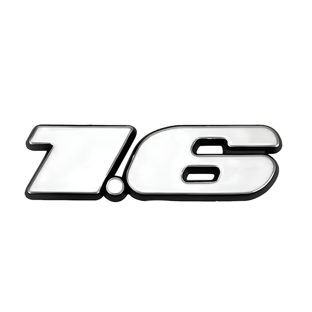 Emblema Letreiro Cinza "1.6" Volkswagen