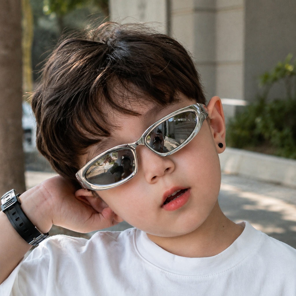 Óculos De Sol Masculino Infantil Y2K Marca De Design Ilook Esporte Luxo Vintage Tendência