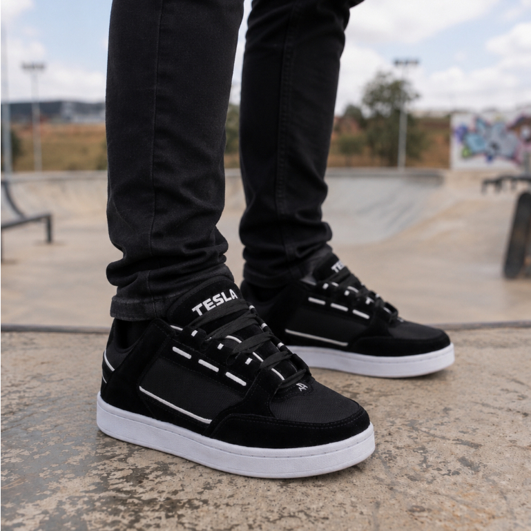 Tênis Tesla Masculino Feminino Sk8 Estilo Conforto Qualidade Promoção