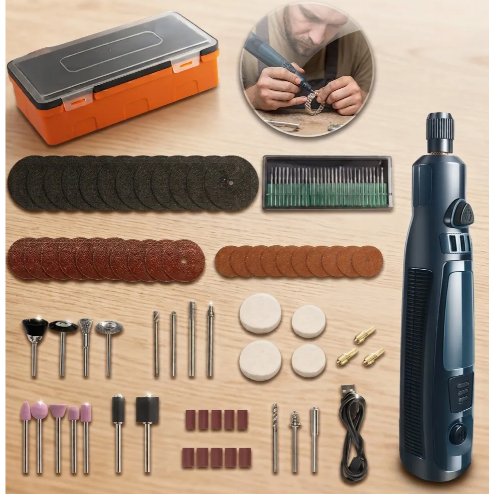 kit 96 Mini Furadeira Sem Fio 3.6V Ferramentas Elétricas Moedor Caneta De Gravação Para Jóias Vidro Madeira