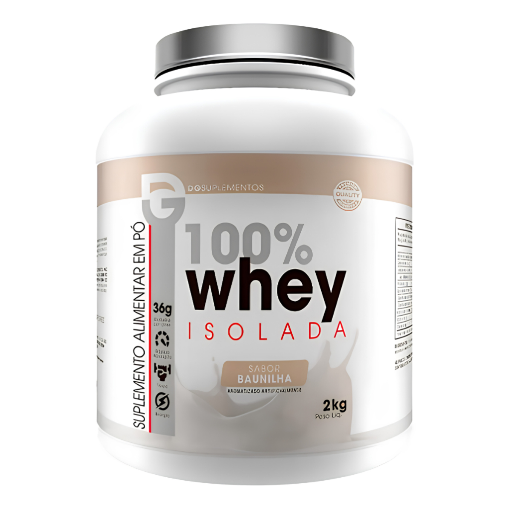 Whey Protein Isolado 2kg Alta Proteína - DG Labs