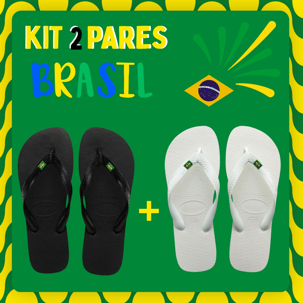 Chinelo Bandeira do Brasil Premium Unissex Confortável Resistente Leve Durável Macio Antiderrapante Verão Pronta Entrega