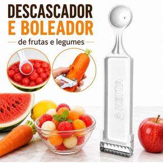 kit 1/2/3 Descascador e Boleador de Legumes e Frutas Keita