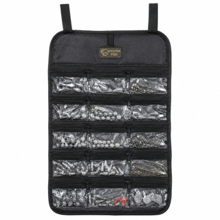 Organizador de Pesca Porta Chumbadas e Anzóis 15 Bolsos com Zíper 45x30cm Estojo para Acessórios