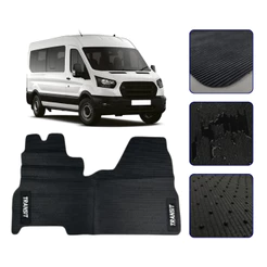 Tapete Emborrachado Para Transit 2009 10 11 12 13 2014 Van Peça Unica Inteiriço