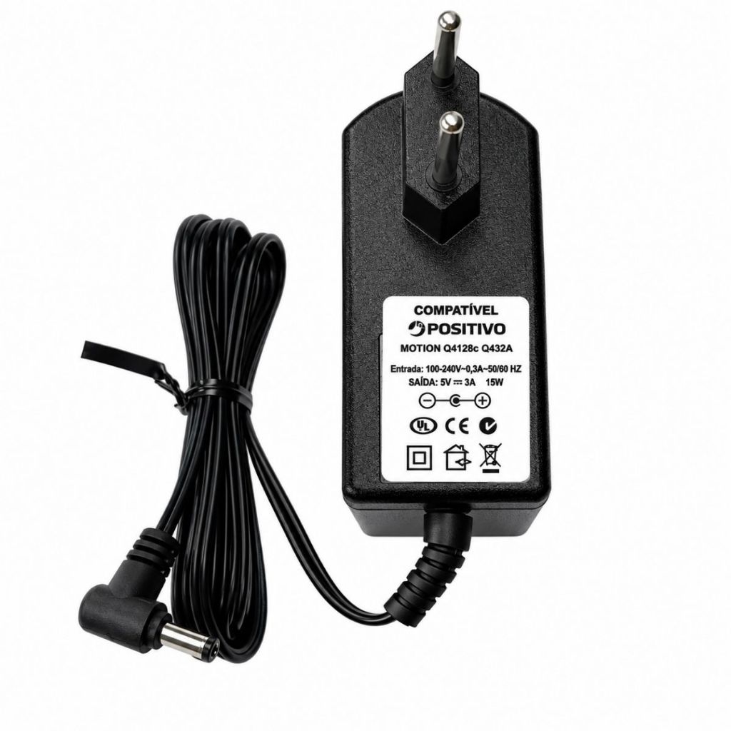 Fonte Carregador 5v 3a Para Notebook Positivo Motion Gray Q4128c Q464c
