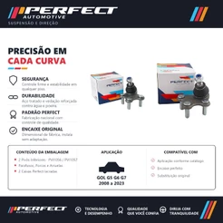 Par Pivo De Suspensão GOL G5 G6 G7 2008 a 2023 PERFECT