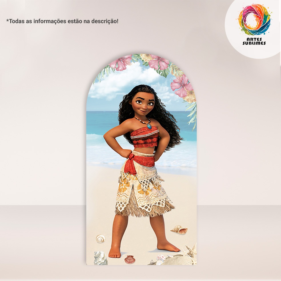 Capa de Painel Menina Havaiana Jovem Retangular c/overlock e Romano c/ elástico - FACE ÚNICA Tam Diversos