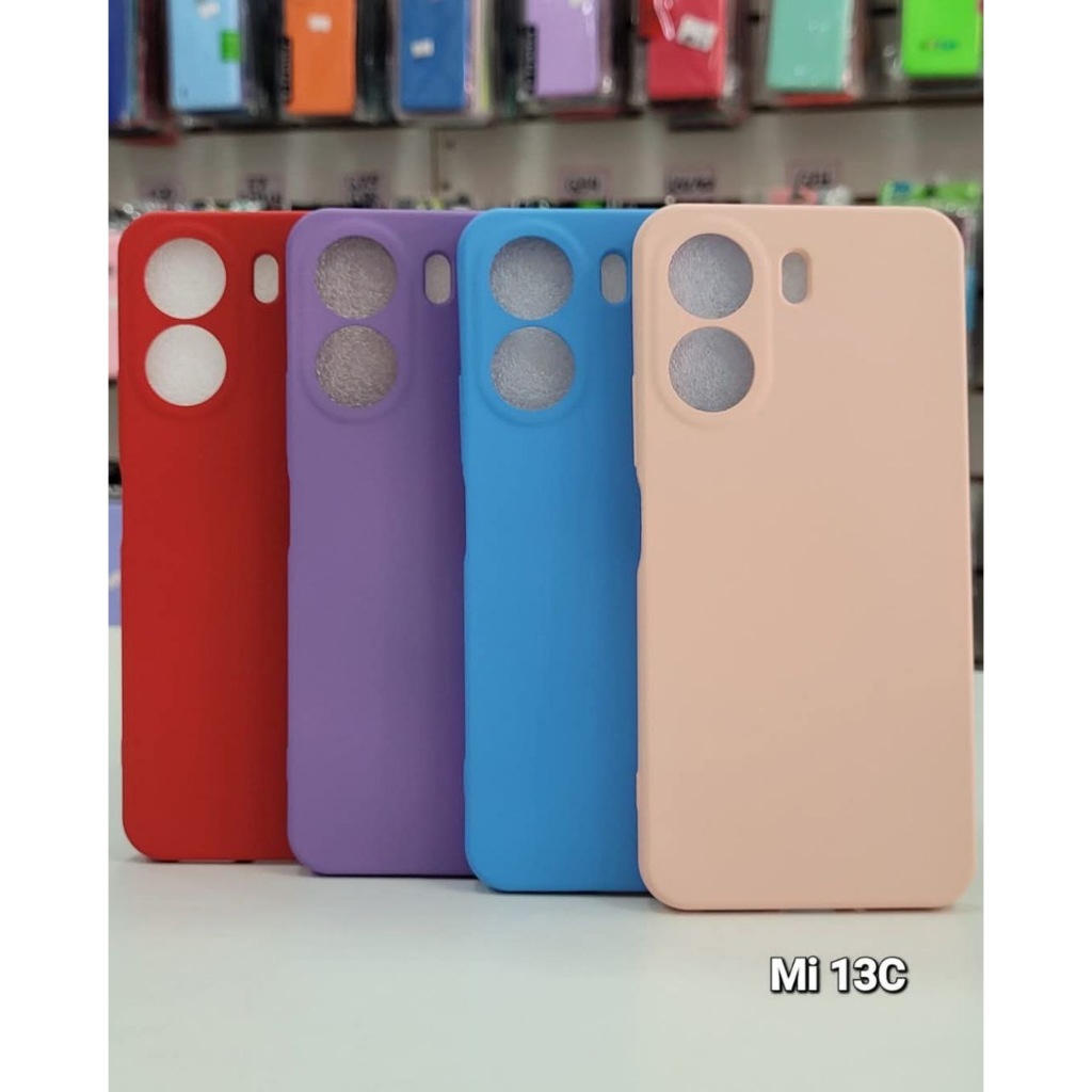 Kit 5 ou 3 Peças Capa Capinha Silicone Aveludado Cor Aleatória Proteção Excelente Qualidade Para Xiaomi Redmi 12C 13C 15
