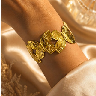 Bracelete Borboleta Regulável