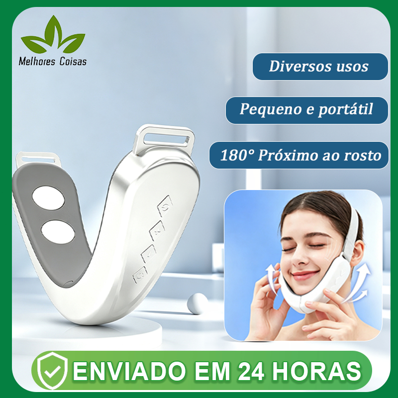 Massageador Facial Inteligente com Microcorrente, Efeito V-Line, Ferramenta De Cuidados Faciais Para Apertar O