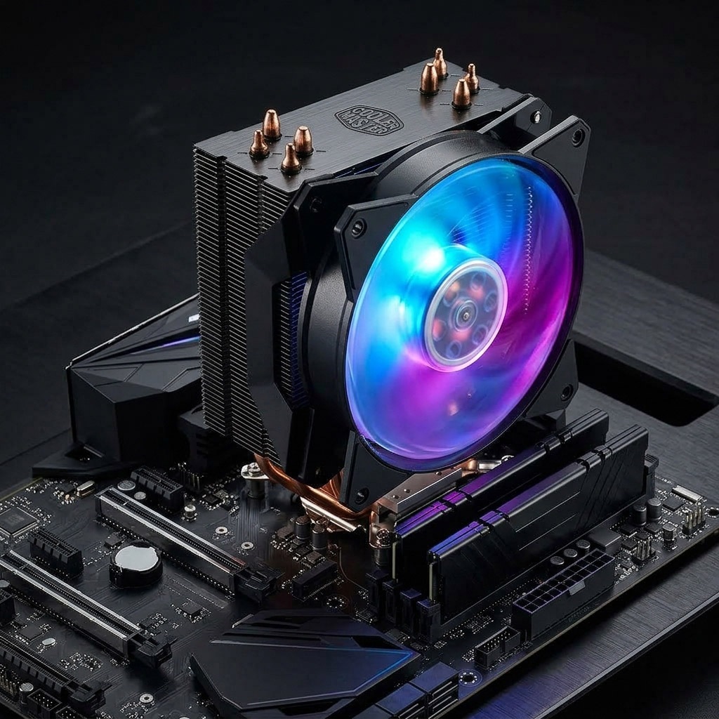 Cooler Processador Cooler Master AIR MA410P RGB Intel AMD