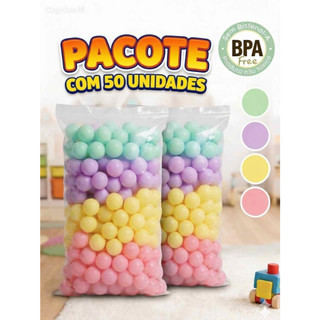 Bolinhas de Piscina Infantil  - 50 Unidades Princesas