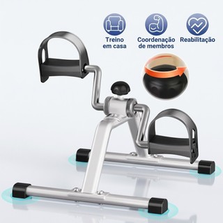 Mini bicicleta fisioterapia idosos braço perna mão pé reabilitação exercício mão pé músculo