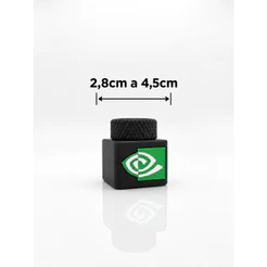 Suporte de placa de video GPU ajustável, NVIDEA. | Vertical Universal