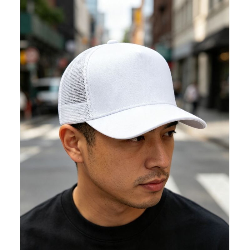 Boné Trucker Liso Premium 100% Poliéster