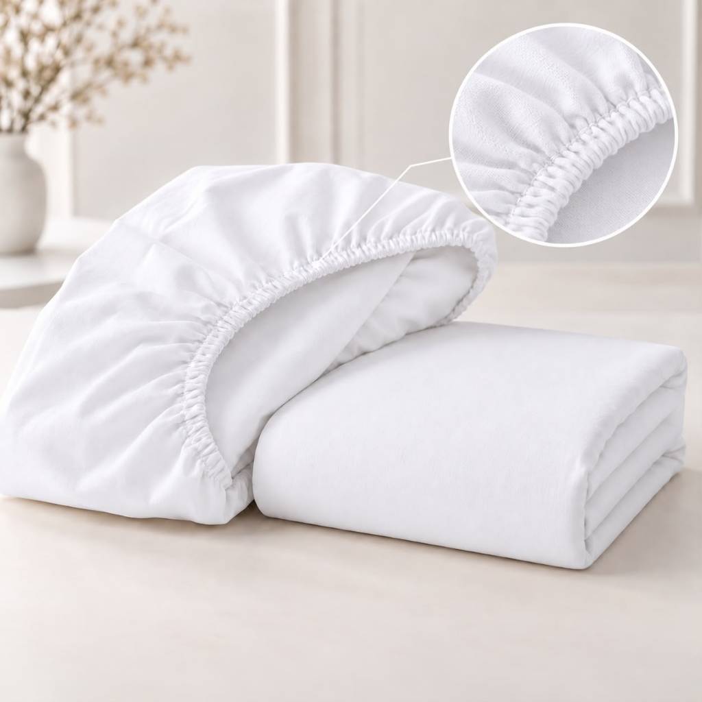 Kit 2 Lençol De Elástico Para Cama Solteiro Avulso Tecido Micropercal Toque Macio 400 Fios