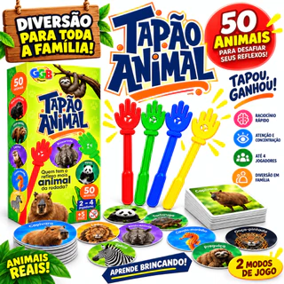 Jogo Tapa Certo com mãozinhas de ventosa