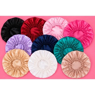 Kit 3 toucas de cetim/ Kit com 3 toucas de cetim/ Kit 3 toucas de cetim para cabelo/ Kit 3 toucas de cetim antifrizz